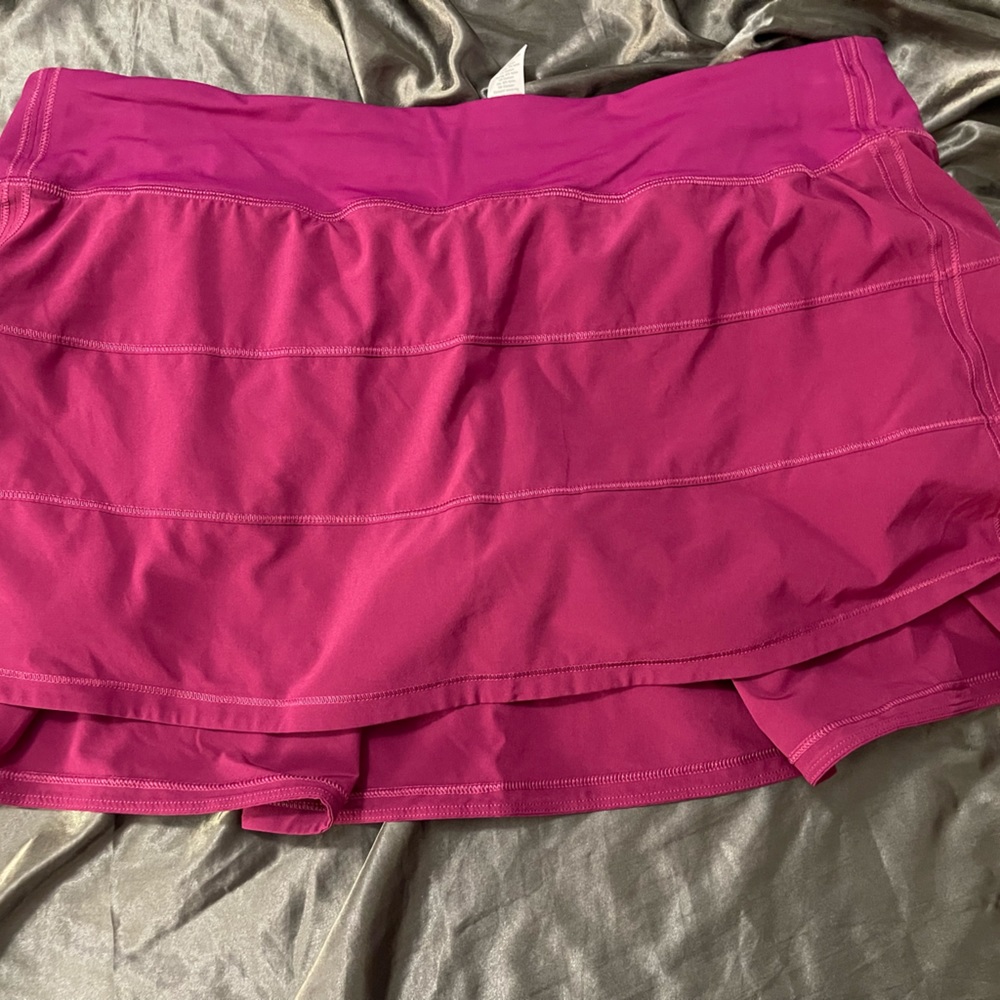 lululemon magenta purple pace rival skirt